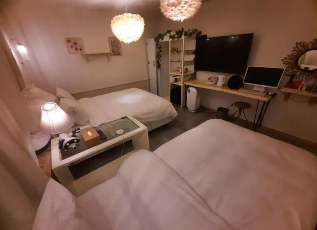 غرفة ديلوكس بسريرين منفصلين، SongJeong Lesign Hotel 3/4