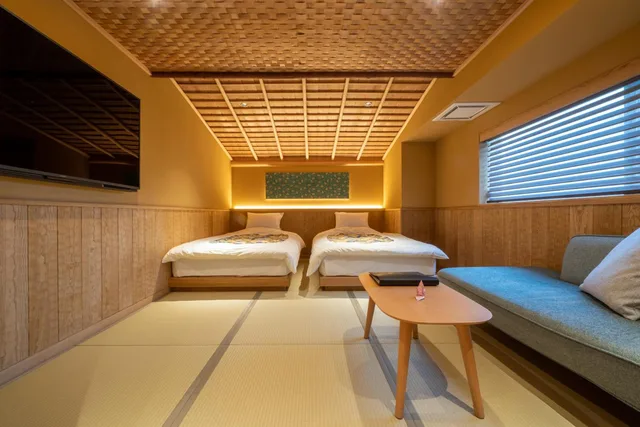 غرفة ديلوكس بسريرين منفصلين، NISHIYAMA RYOKAN 3/5