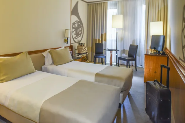 غرفة كلاسيكية بسريرين منفصلين، Hotel Leon d Oro 2/6