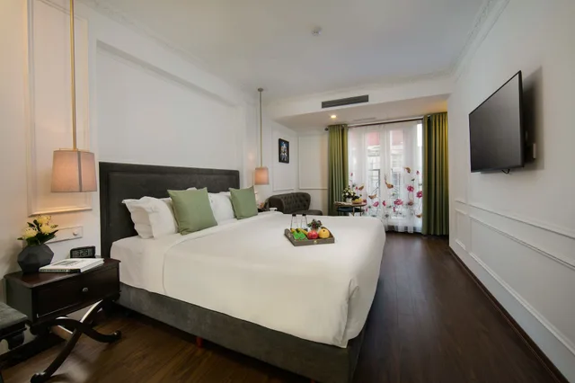 غرفة ديلوكس بسريرين منفصلين بشرفة، Hanoi Allure Hotel 1/7