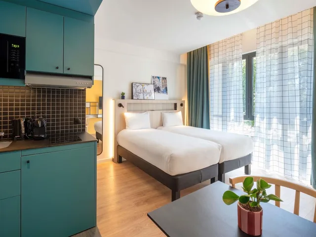 استوديو بسريرين منفصلين، Aparthotel Adagio Access Rouen Centre Cathedrale 7/10