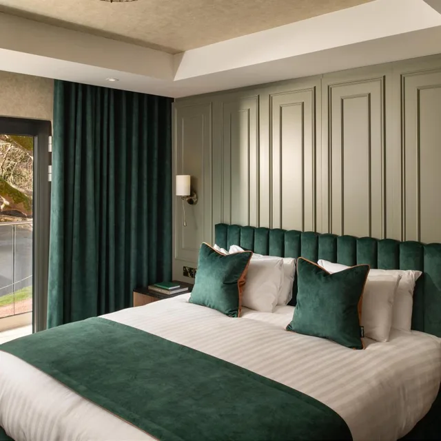 غرفة ديلوكس بسرير مزدوج بشرفة، Brig o Doon House Hotel 3/9