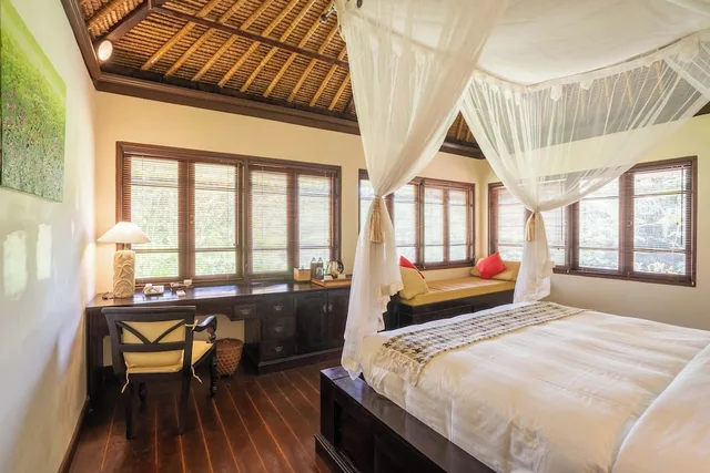 فيلا بريميير بسرير مزدوج بإطلالة على النهر بغرفتي نوم بمسبح خاص، Villa Semana Resort Ubud 1/4