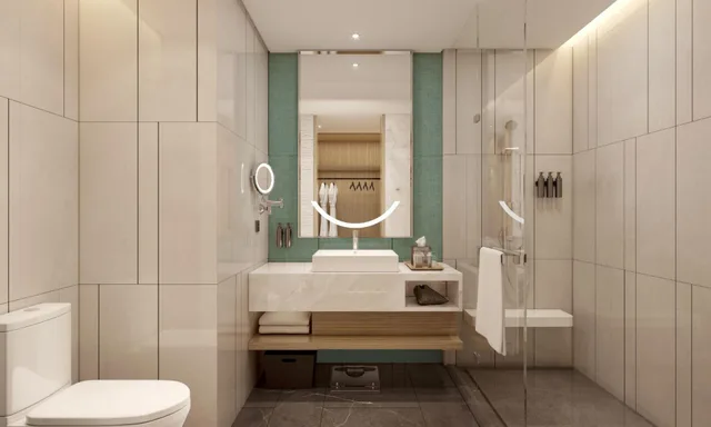 غرفة بسريرين منفصلين لذوي الإعاقة، Holiday Inn Yongkang 4/5