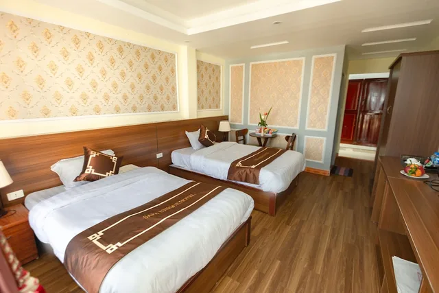 غرفة ديلوكس بسريرين منفصلين، Sapa Unique Hotel 2/3
