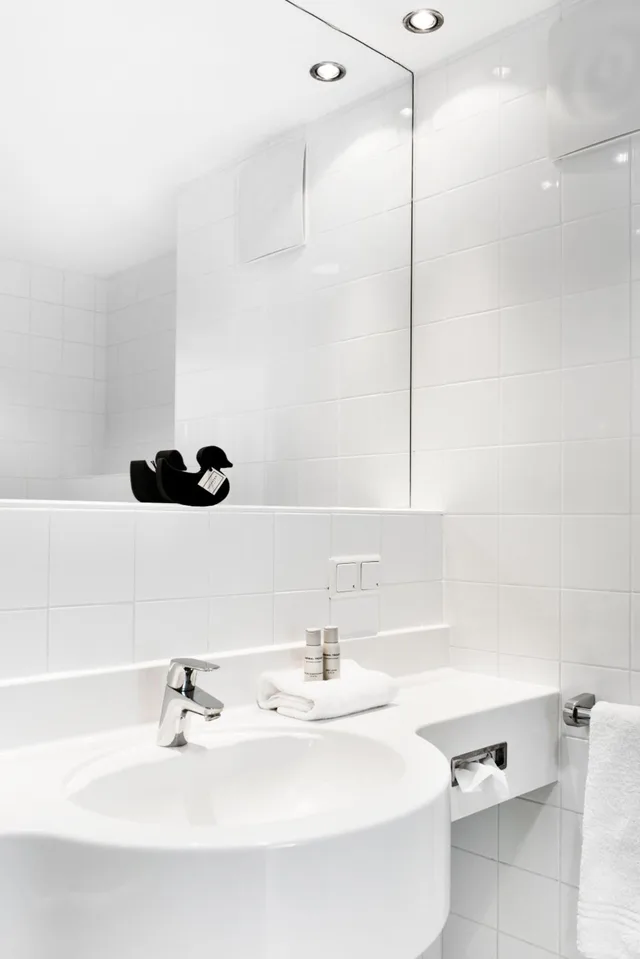 غرفة بزنس بسرير كينج، Augartenhotel Art Design 7/10