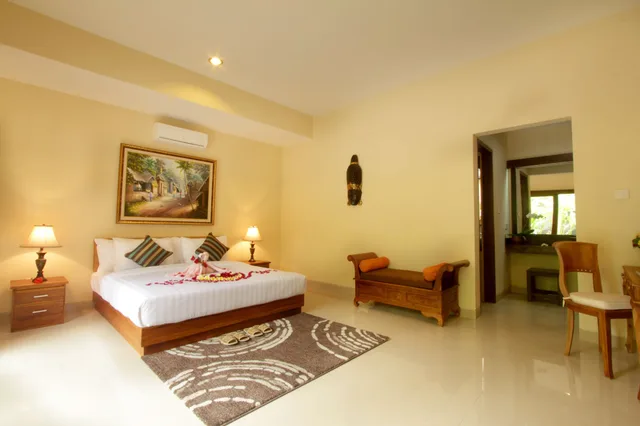 غرفة ديلوكس بسرير كينج، Kadiga Villas Ubud by GenuineHost 3/10