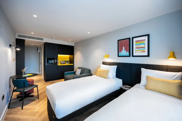 استوديو بسريرين منفصلين مع أريكة، Staycity Aparthotels Dublin City Centre 1/5