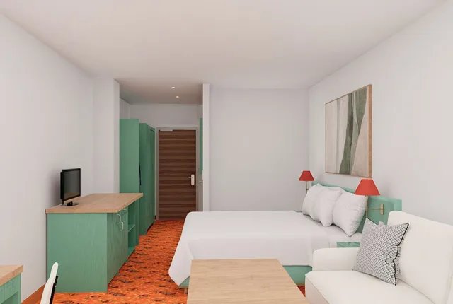 غرفة قياسية بسريرين منفصلين بشرفة، Ifa Schoneck Hotel & Ferienpark 4/9