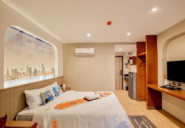 جناح جونيور بسريرين مزدوجين بغرفتي نوم، Metro Hotel Phahonyothin 35 3/9
