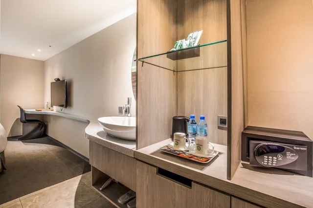 Room, Double Bed, with Extra Bed, Taipei 101 View، Green World Hotel Songshan 4/4