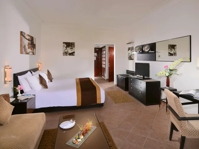 غرفة ديلوكس بإطلالة على الحديقة، Movenpick Resort El Sokhna 3/6