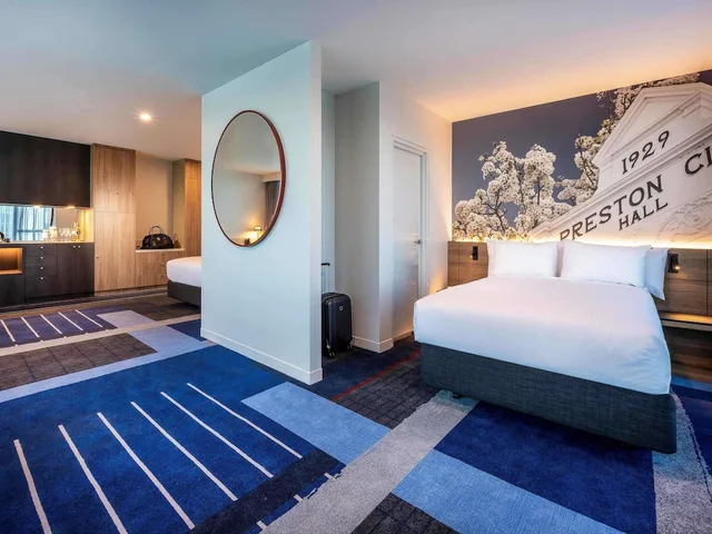 غرفة ديلوكس بسريرين مزدوجين، Novotel Melbourne Preston 2/7