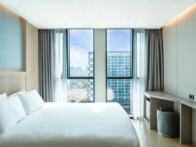 غرفة بريميوم مزدوجة، Jeju Bolton Hotel 3/7