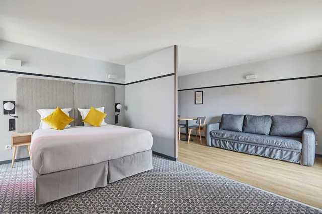 شقة بثلاثة أسرّة بشرفة، Appart'hotel Odalys City - Lyon Centre Confluence 1/1