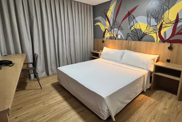 غرفة سوبيريور بسرير كوين، Ramada Encore by Wyndham Ponta Grossa 1/2