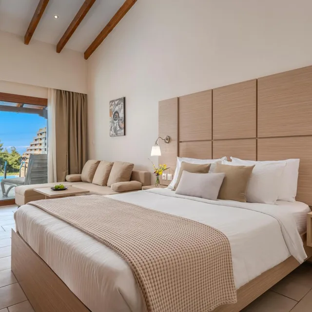 جناح بإطلالة على الحديقة، Alia Palace - Adults Only 3/10