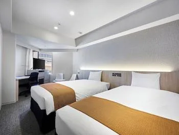 غرفة بسريرين مزدوجين للمدخنين، Daiwa Roynet Hotel Nagoya-Shinkansenguchi 1/1