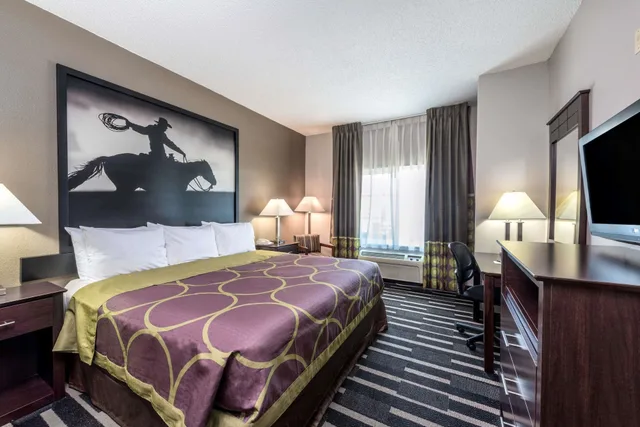 غرفة بسريرين كوين، Super 8 By Wyndham Fort Worth North 1/3