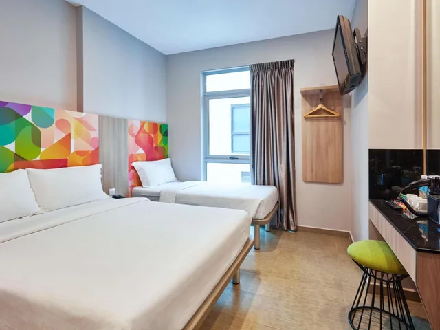 غرفة سوبيريور ثلاثية بسرير مزدوج وسرير فردي، Ibis Budget Singapore Clarke Quay 2/4