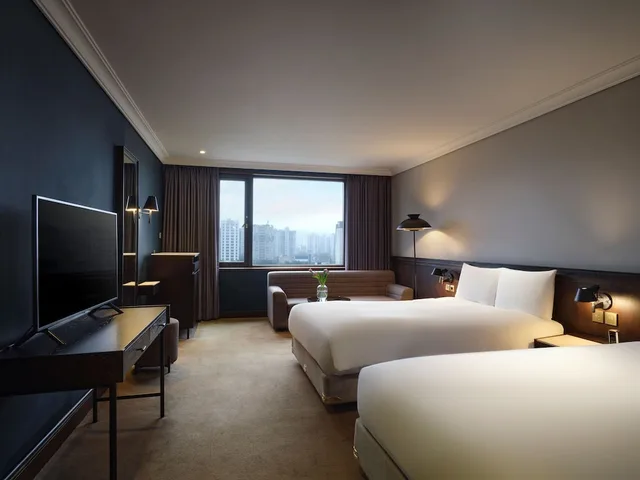 غرفة بريميوم بسرير مزدوج وسرير فردي، Maison Glad Jeju 1/9