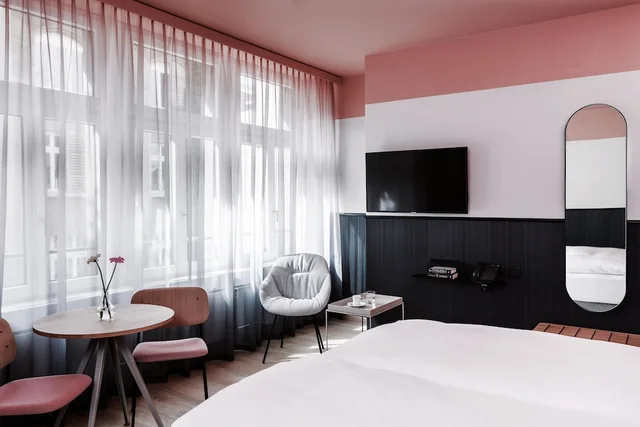 غرفة قياسية بسريرين منفصلين، Sorell Boutique-Hotel City Weissenstein St. Gallen 5/7