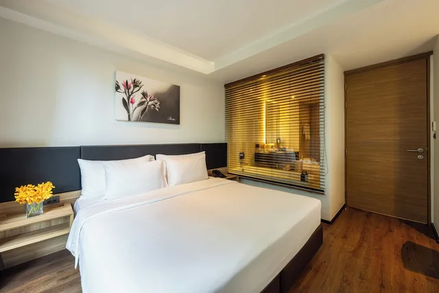 جناح ديلوكس بسرير كينج بغرفة نوم واحدة بمطبخ، Lit Bangkok Residence 2/8