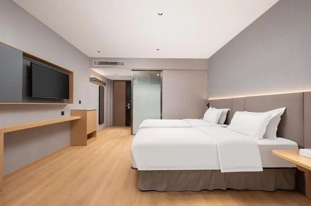 غرفة قياسية بسريرين منفصلين، Jinjiang Inn Select (Wuhan Optics Valley Avenue Lingjie Road Institute of Communications) 1/1