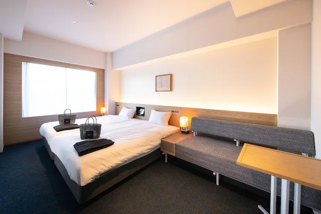 Senior, Twin Beds, AMANEK Beppu YULA-RE 1/3