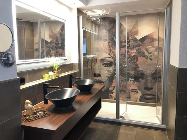 غرفة عائلية بأسرّة بطابقين وسرير كوين، Lobinger Hotel Weisses Ross 7/7