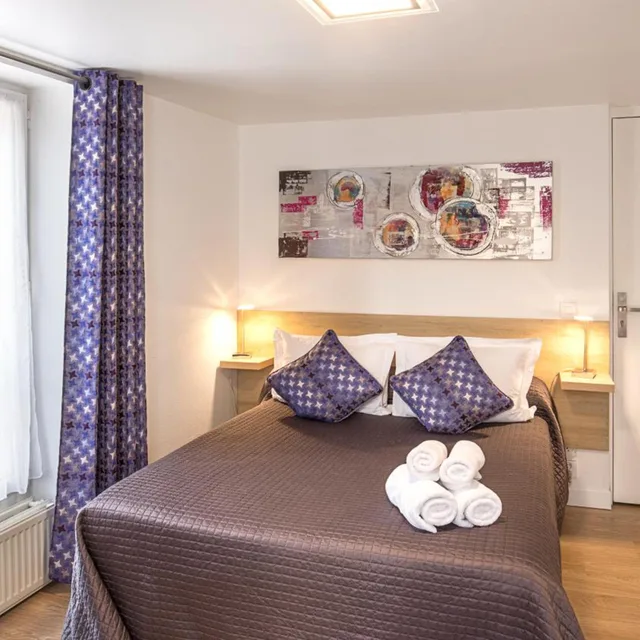 استوديو سوبيريور بسرير مزدوج، HOTEL DE L'HORLOGE 8/10