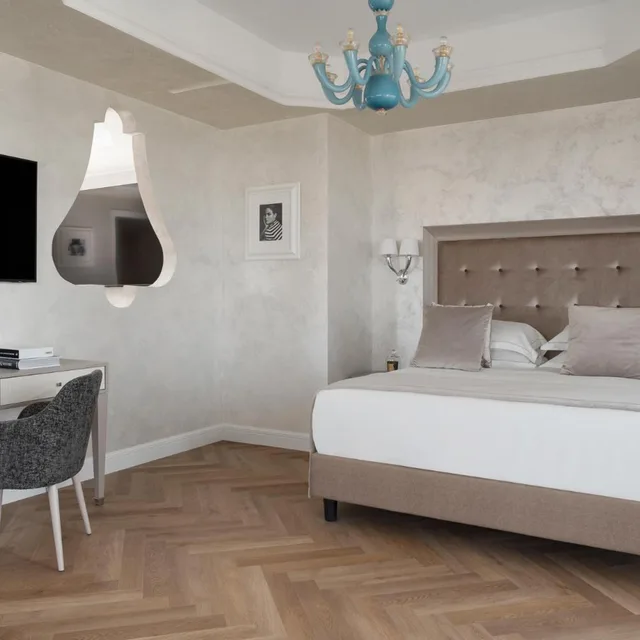 جناح بإطلالة على البحر، Grand Hotel Gallia 4/6