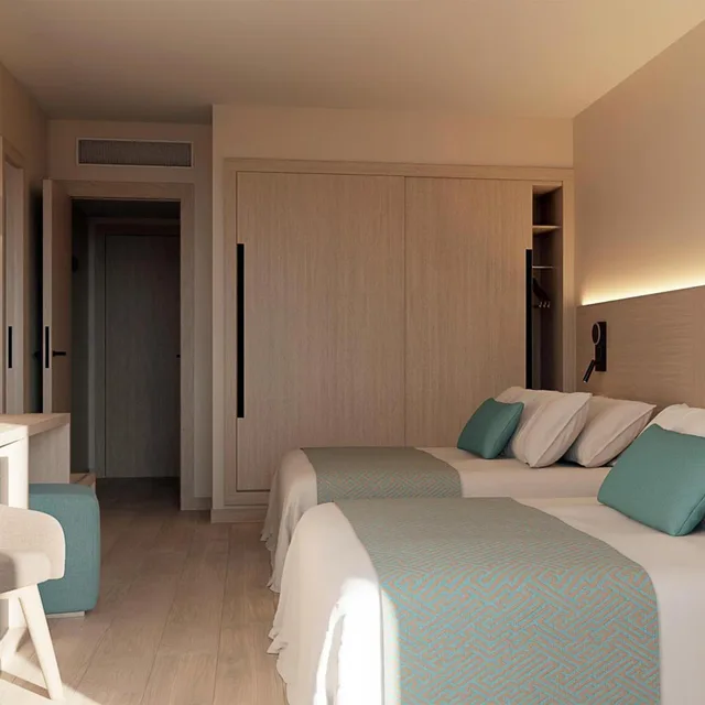 غرفة قياسية بسرير مزدوج بإطلالة على البحر، Best Mojacar Hotel 6/10