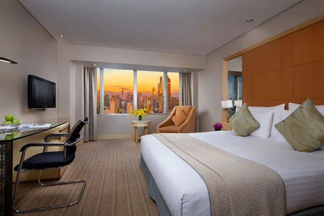 فيلا تنفيذية بسرير كينج بإطلالة على المدينة، Jin Jiang Tower Hotel 1/3