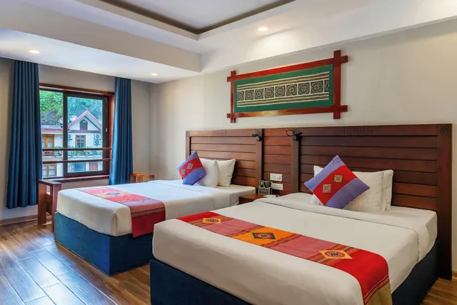 غرفة سوبيريور بسريرين منفصلين بإطلالة على المدينة، Sapa Charm Hotel 5/10