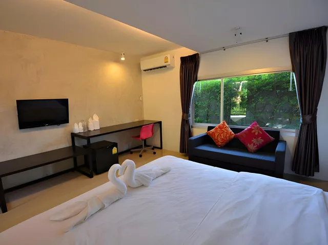غرفة بسرير مزدوج، Sabye D Resort At Surat 2/2