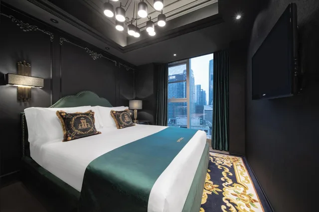 جناح بريميير بإطلالة على المدينة بغرفتي نوم بمطبخ، Ascott IFC Guangzhou 2/3