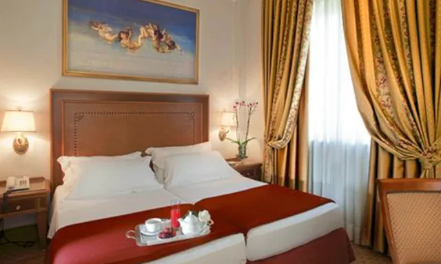 غرفة قياسية بسرير مزدوج، Pinewood Hotel Rome 2/8