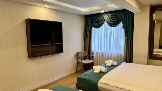 غرفة فاخرة ثلاثية بسرير مزدوج وسرير فردي، Blue Pera Istanbul Hotel 9/10