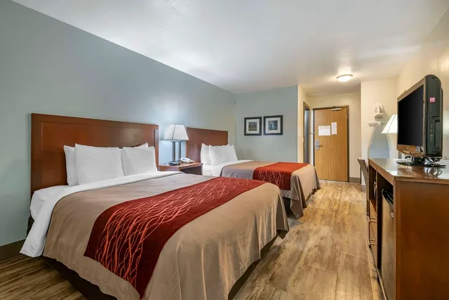 غرفة بسريرين كوين يُسمح فيها بالحيوانات الأليفة، SureStay Plus Hotel by Best Western Buffalo 2/5