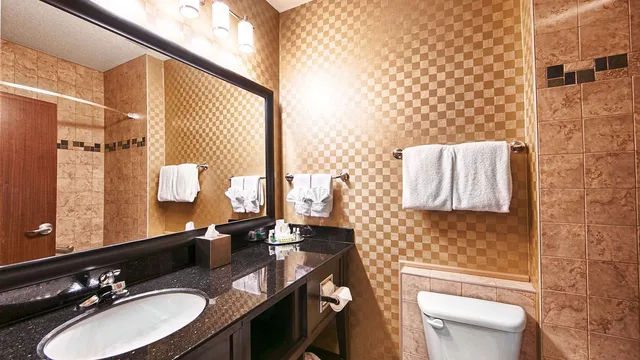 غرفة بسريرين كوين يُسمح فيها بالحيوانات الأليفة، Best Western Sunrise Inn and Suites 4/4