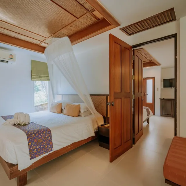 كوخ عائلي بسرير فردي، Ban Sainai Resort - SHA Extra Plus 9/10