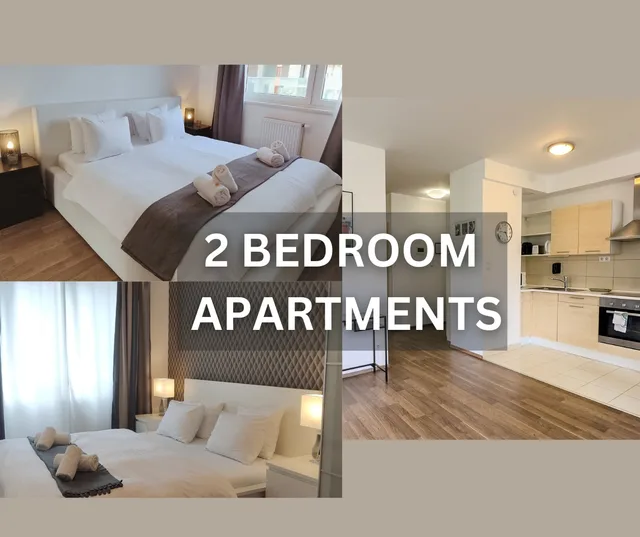 غرفة بشرفة بغرفتي نوم، CORVIN CENTER SUITES 4/6