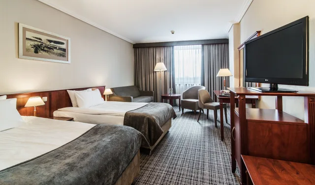 1 Bedroom, Superior, King Bed, Sofa, Airport Hotel Okecie 1/9