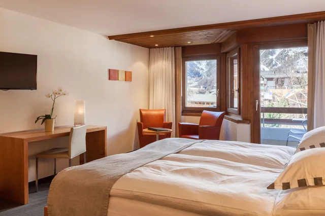 غرفة سوبيريور بسرير كوين، Allalin Relais Du Silence Hotel 5/10