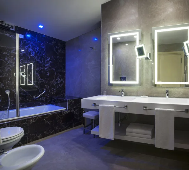 جناح بسرير كينج بغرفة نوم واحدة، Radisson Blu Ghr Hotel Rome 7/9