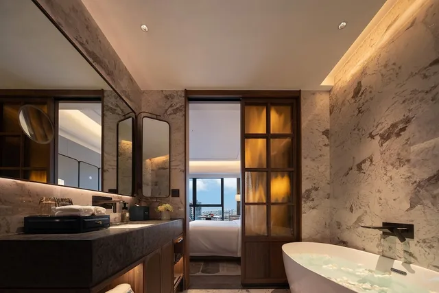 غرفة تنفيذية بسرير كوين، Wyndham Changsha Yanghu 3/3