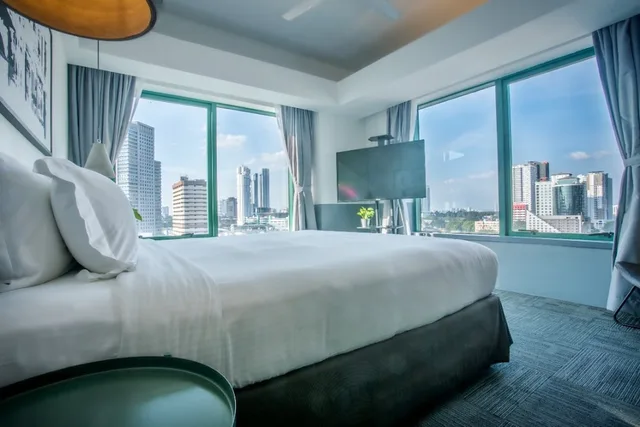 غرفة ديلوكس بسرير كينج، Z Hotel Johor 5/8