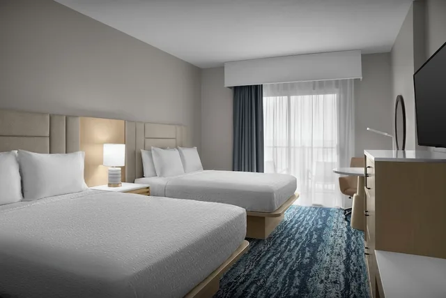 استوديو بسريرين كوين، Hampton Inn And Suites Ocean City Bayfront Convention Center 1/3