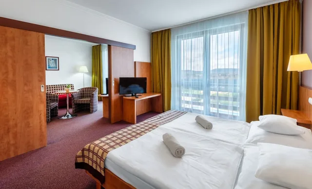 شقة جونيور بسريرين منفصلين بشرفة مع أريكة، Hunguest Hotel Pelion 2/6